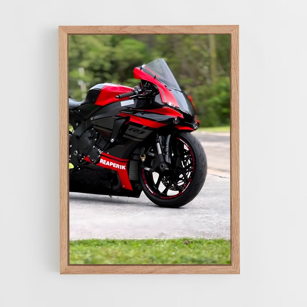 Poster Rougi de Vitesse – affiche Yamaha (vue 4)