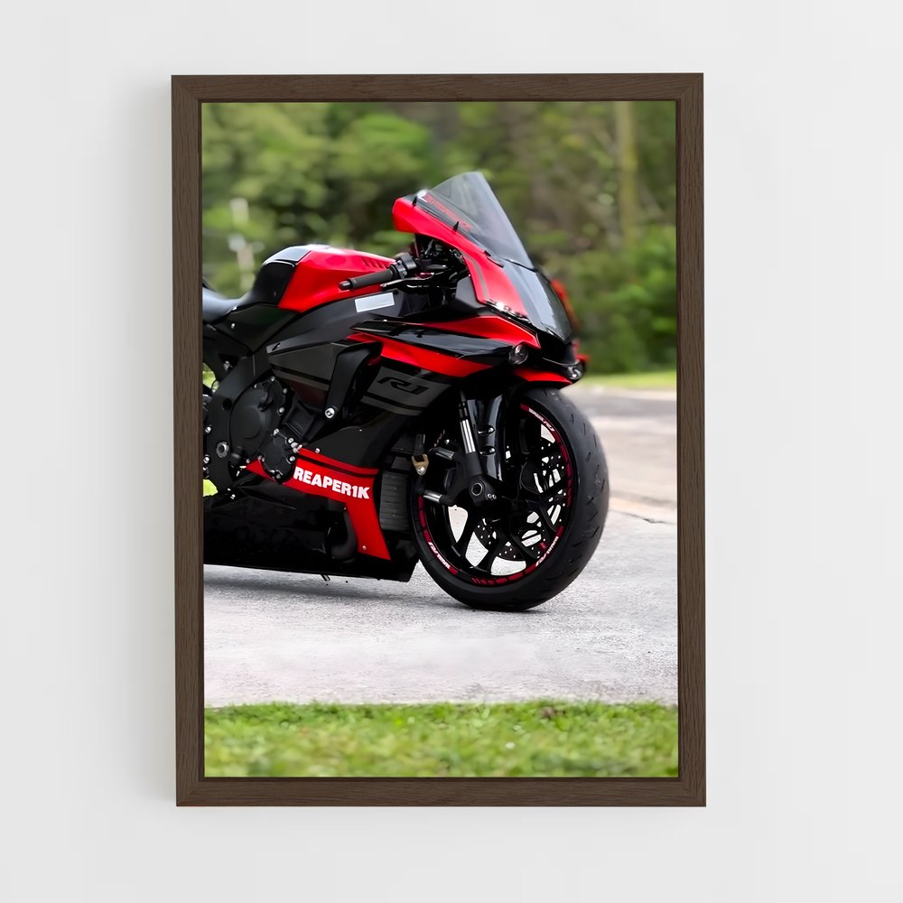 Poster Rougi de Vitesse – affiche Yamaha (vue 5)