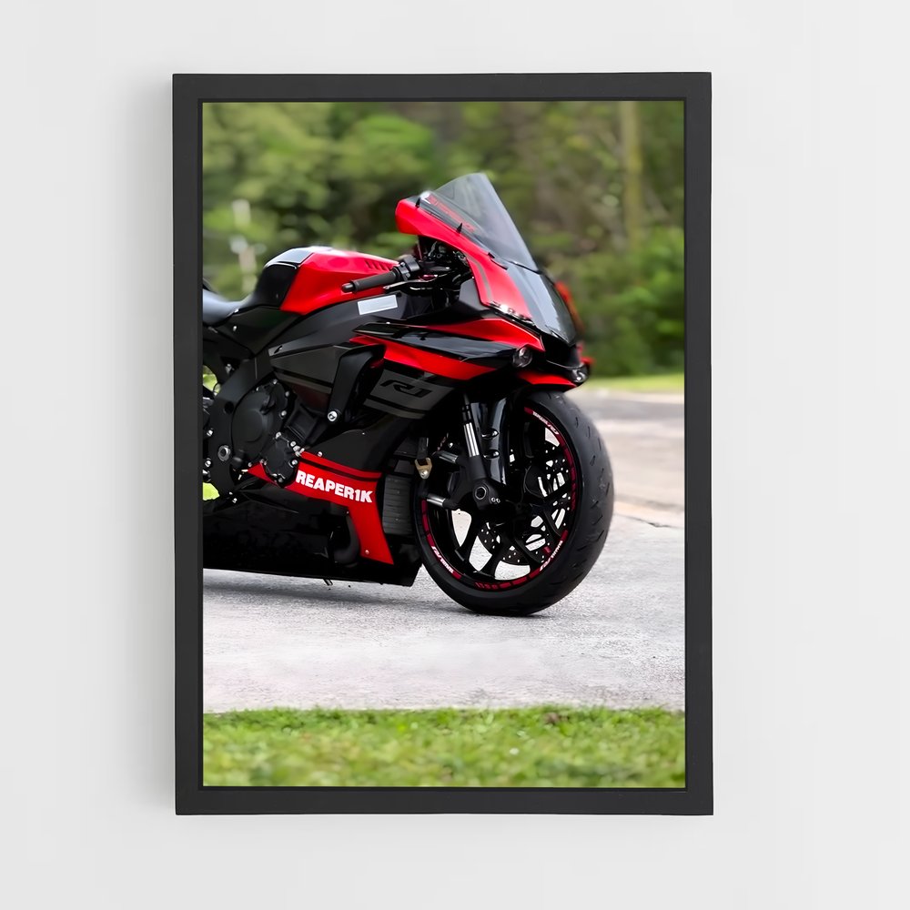 Poster Rougi de Vitesse – affiche Yamaha (vue 2)