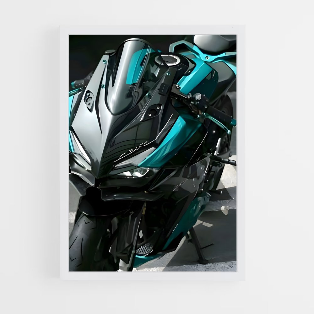 Poster Yzf-r exceptionnel – affiche Yamaha (vue 3)