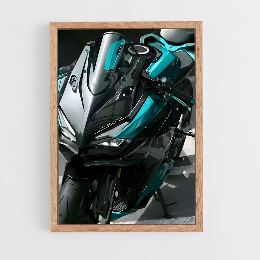 Poster Yzf-r exceptionnel – affiche Yamaha (vue 4)