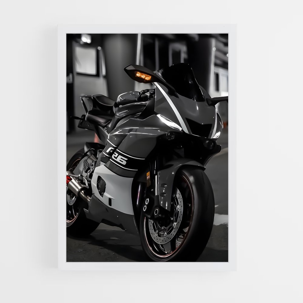 Poster Yzf-r éclatant – affiche Yamaha (vue 3)