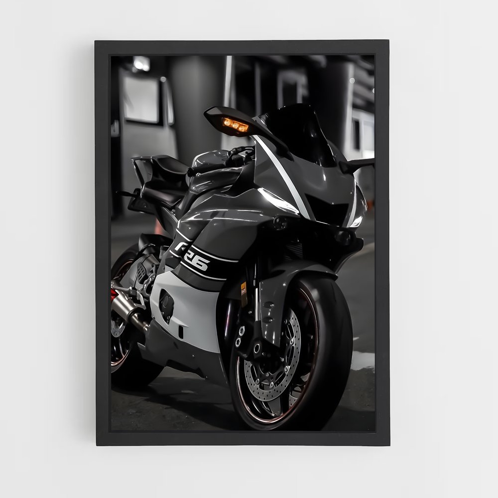 Poster Yzf-r éclatant – affiche Yamaha (vue 2)