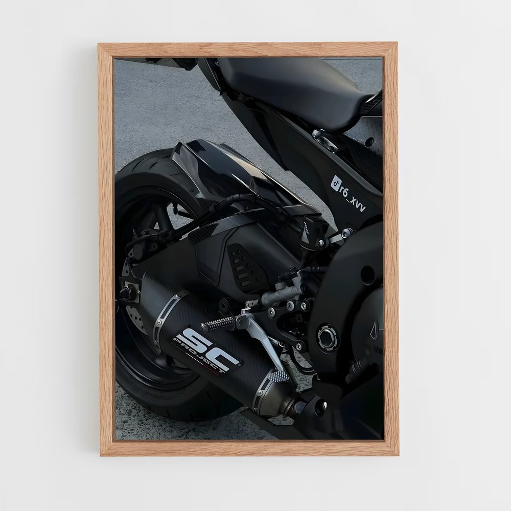 Poster Yzf-r élégant – affiche Yamaha (vue 4)