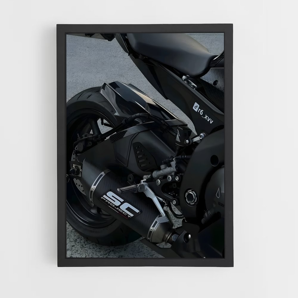 Poster Yzf-r élégant – affiche Yamaha (vue 2)