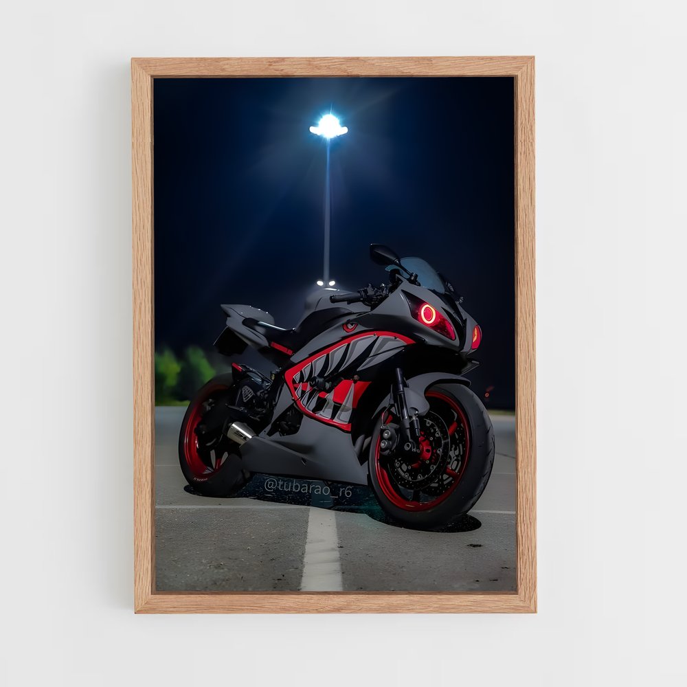Poster Yzf-r raffiné – affiche Yamaha (vue 4)