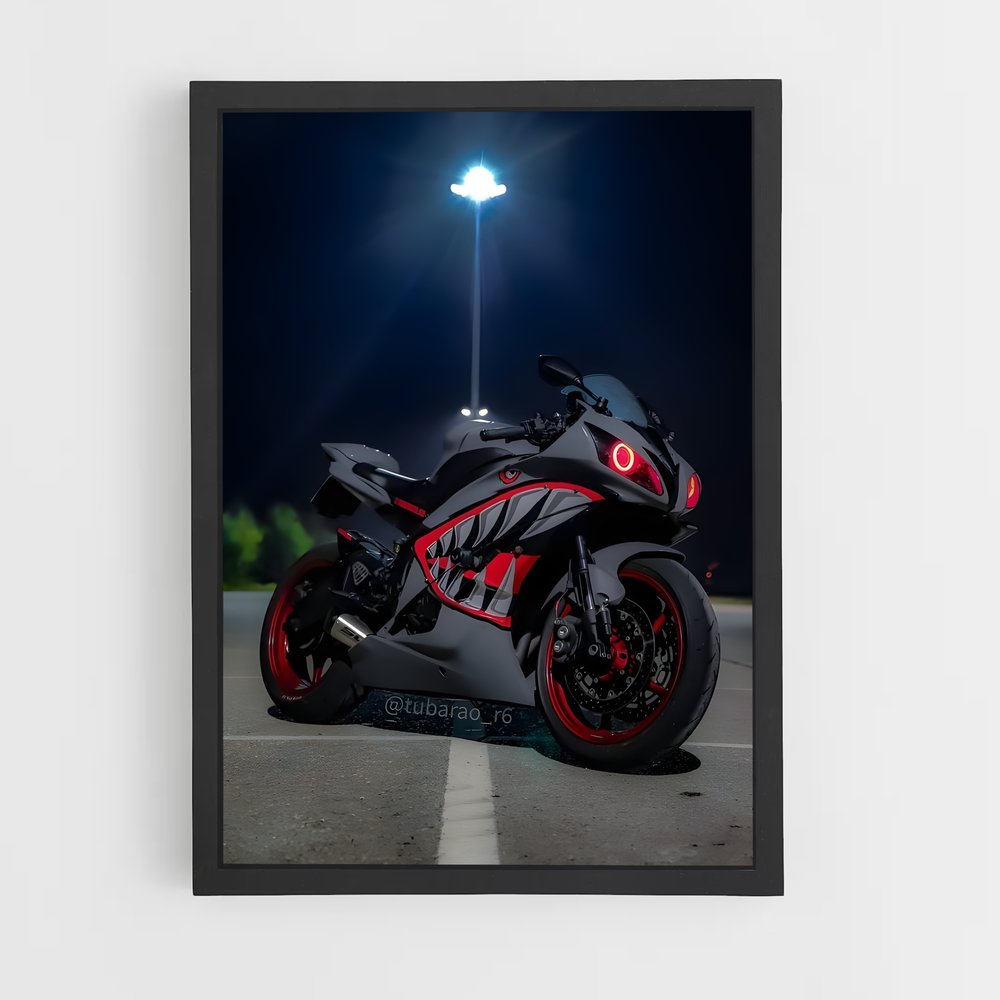 Poster Yzf-r raffiné – affiche Yamaha (vue 2)