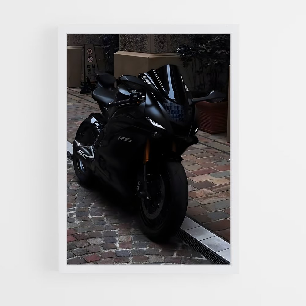 Poster Éclat YZF-R6 – affiche Yamaha (vue 3)