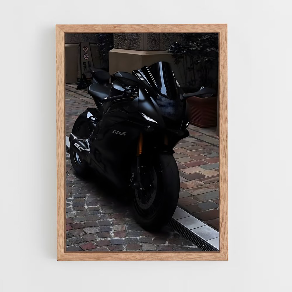 Poster Éclat YZF-R6 – affiche Yamaha (vue 4)