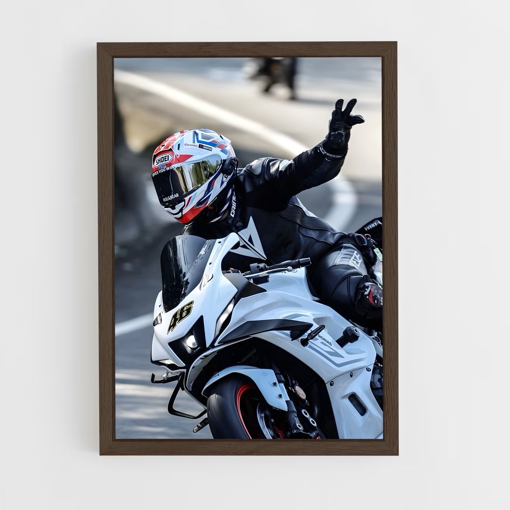 Poster Yzf-r dynamique – affiche Yamaha (vue 5)