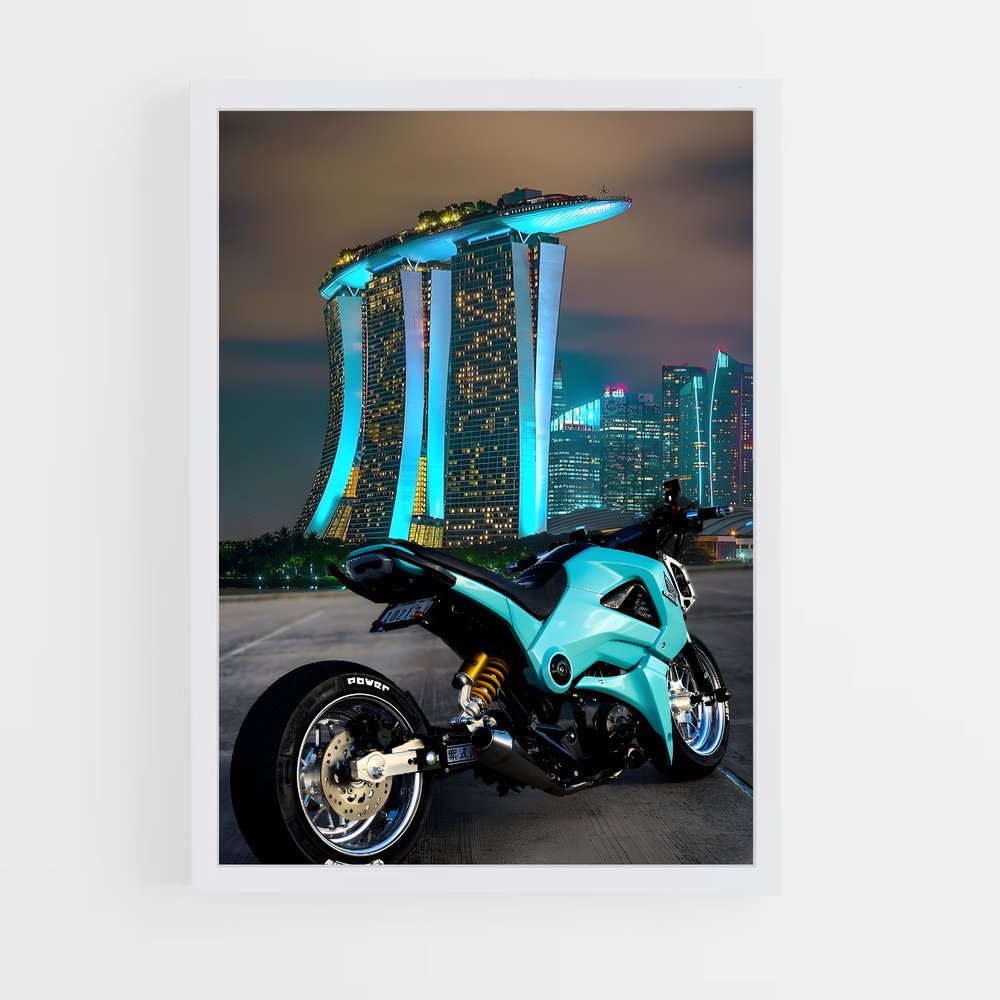 Poster Nuit Motard (vue 3)