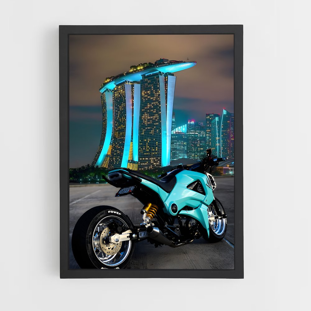 Poster Nuit Motard (vue 2)