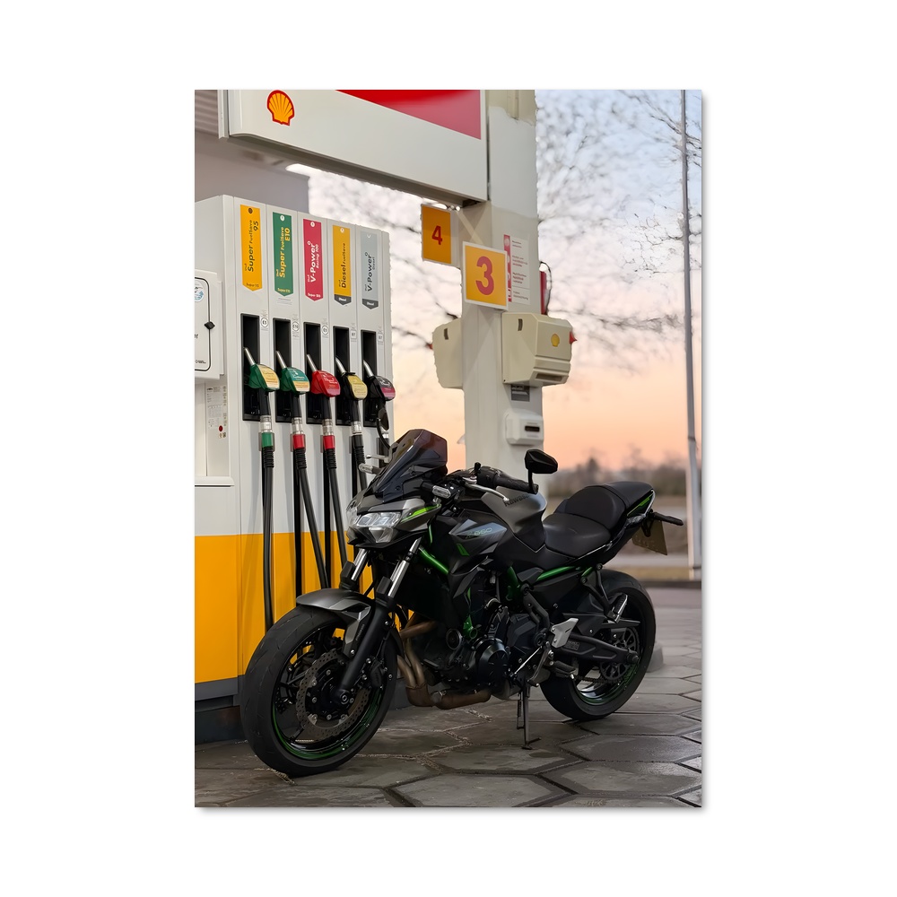 Poster Z multicolore