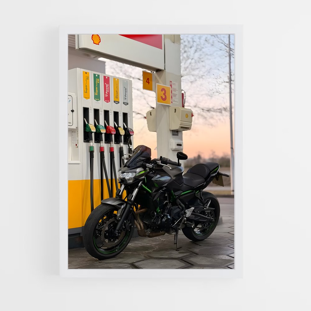 Poster Z multicolore (vue 3)