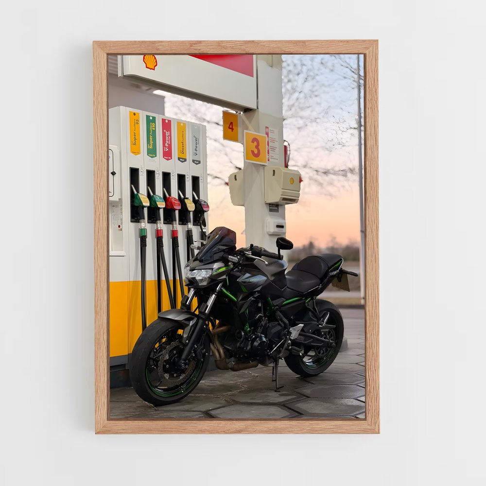 Poster Z multicolore (vue 4)