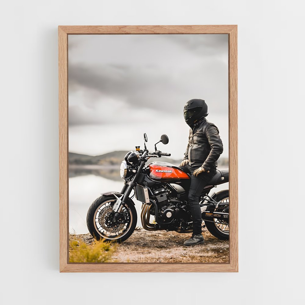 Poster Rider en Noir (vue 4)