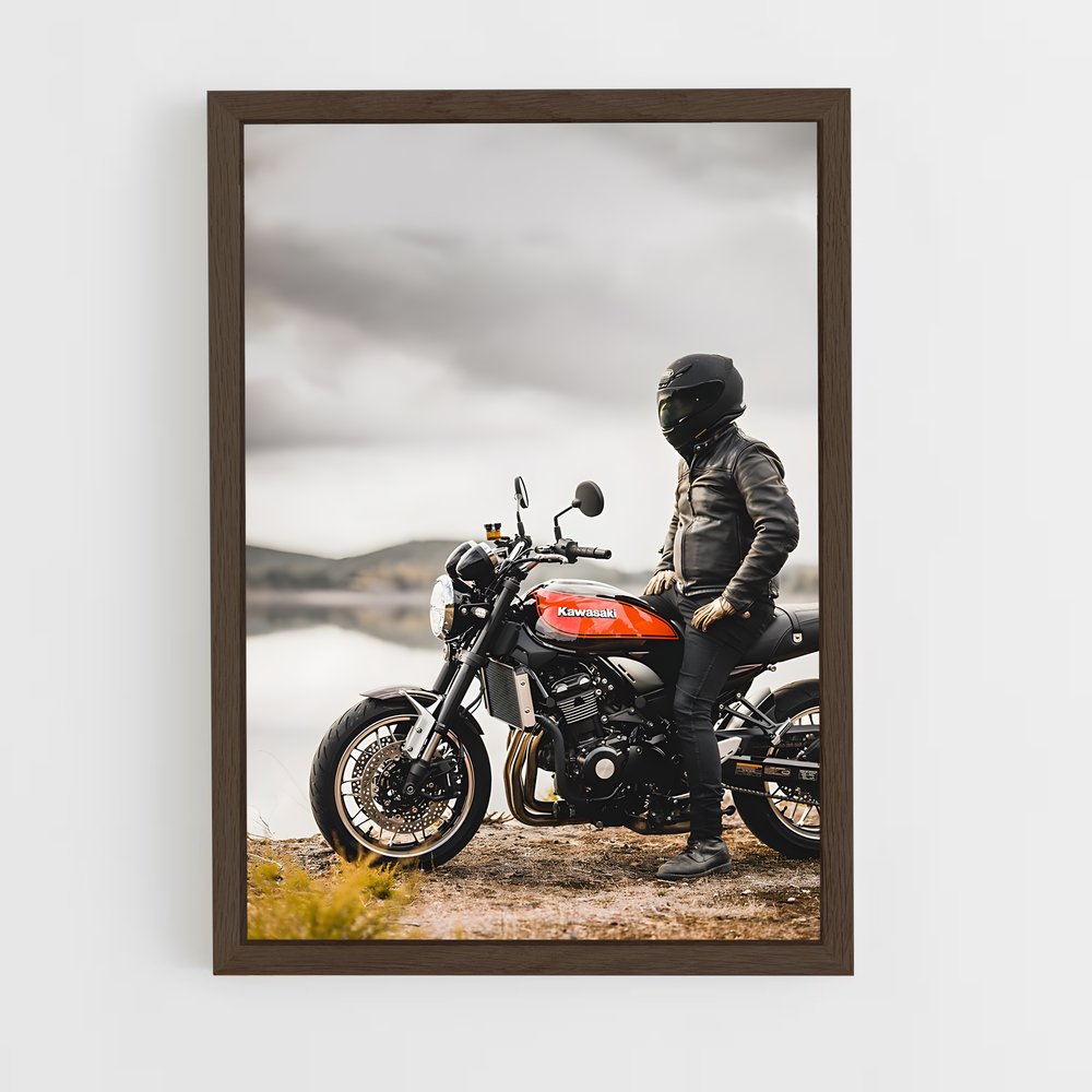Poster Rider en Noir (vue 5)