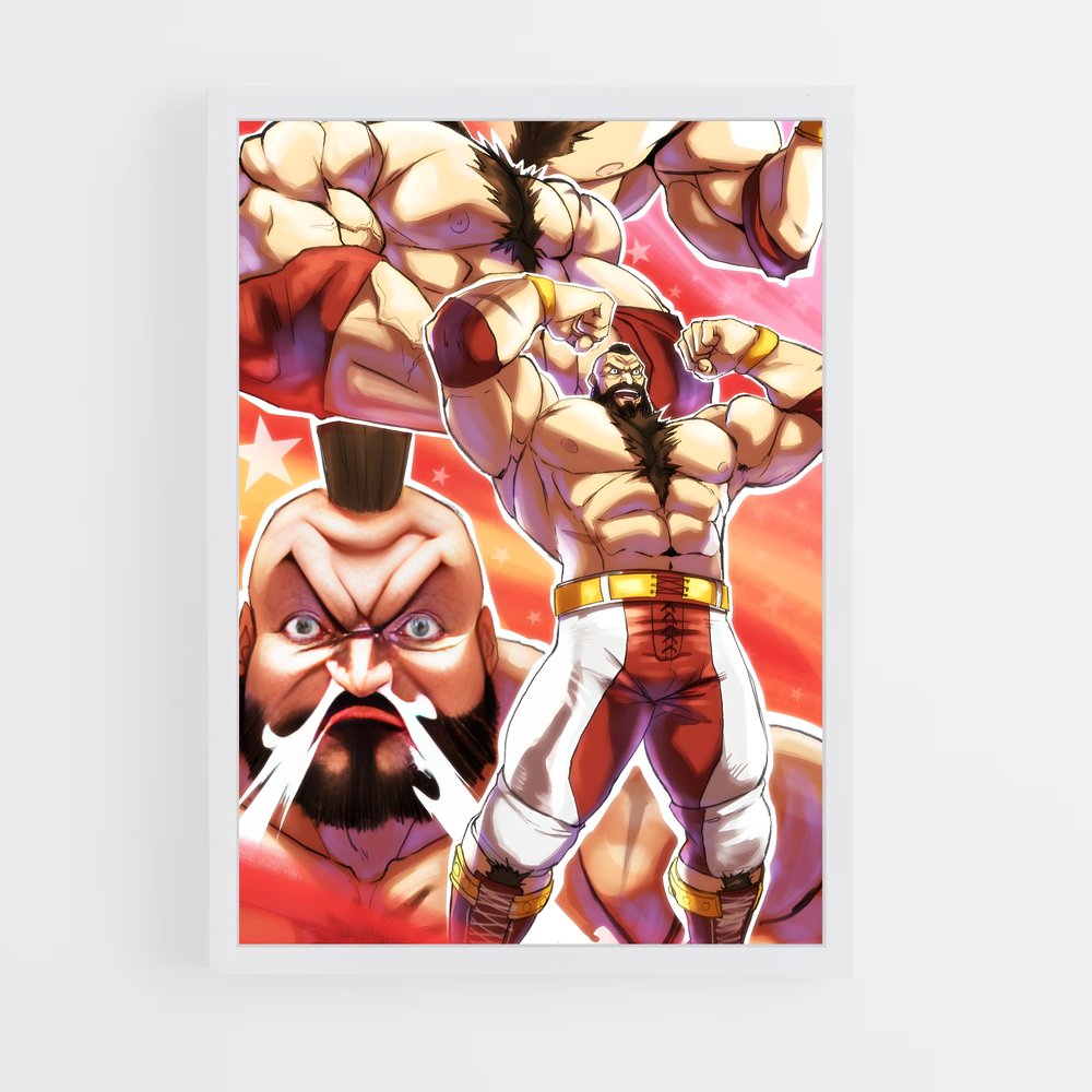 Poster Zangief: L'Ultime Combat – affiche Street Fighter (vue 3)