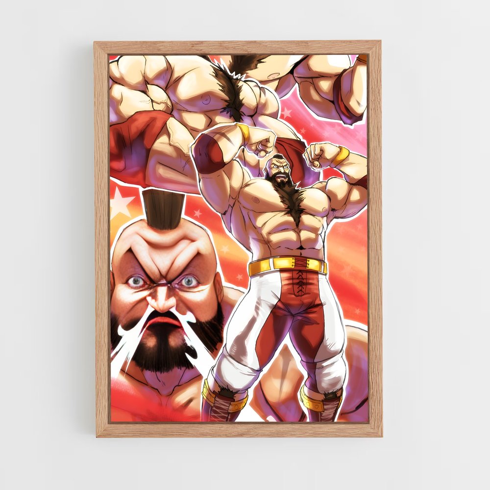 Poster Zangief: L'Ultime Combat – affiche Street Fighter (vue 4)