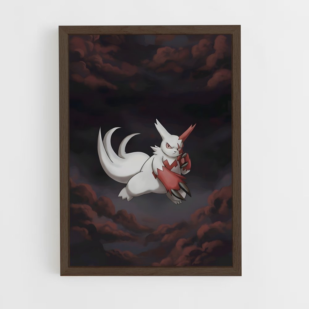 Poster Céleste Zangoose – affiche Pokemon (vue 5)