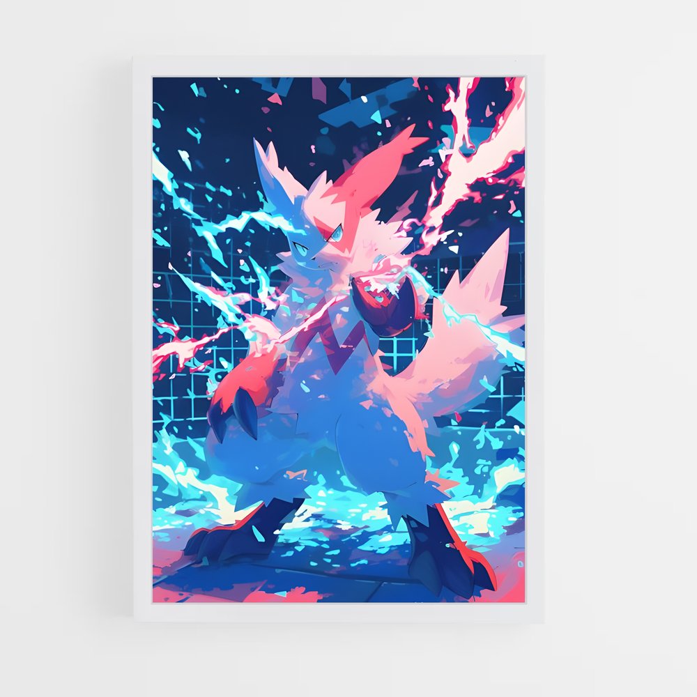 Poster Zangoose en Action – affiche Pokemon (vue 3)