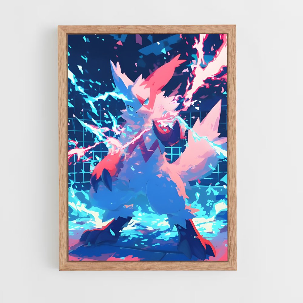 Poster Zangoose en Action – affiche Pokemon (vue 4)