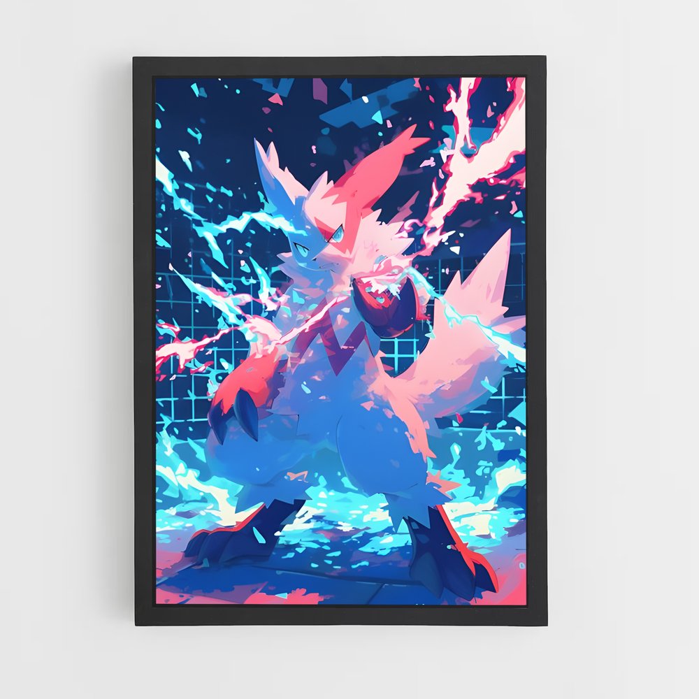Poster Zangoose en Action – affiche Pokemon (vue 2)
