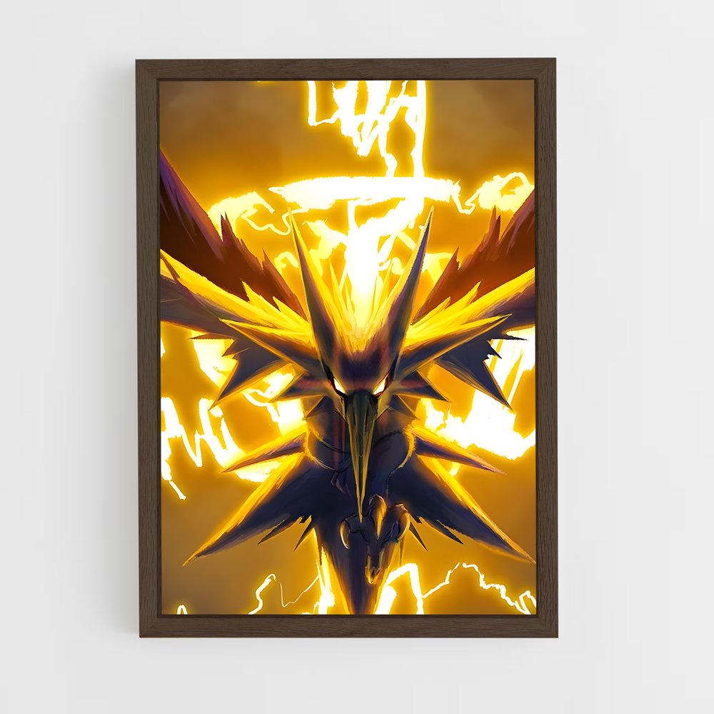 Poster L'Esprit de Zapdos – affiche Pokemon (vue 5)
