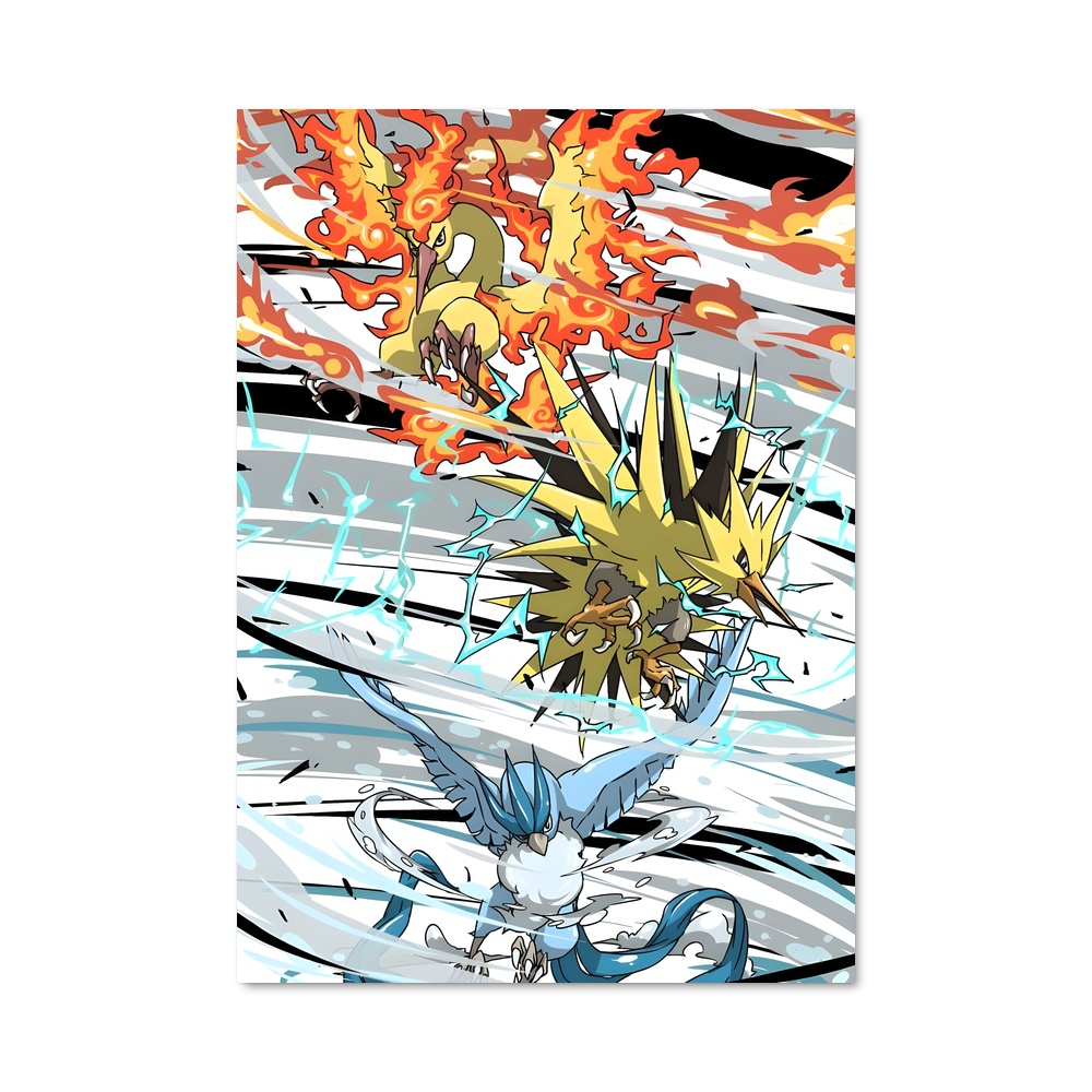 Poster Zapdos Électroburst – affiche Pokemon