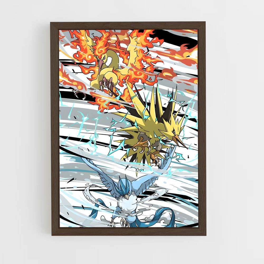 Poster Zapdos Électroburst – affiche Pokemon (vue 5)