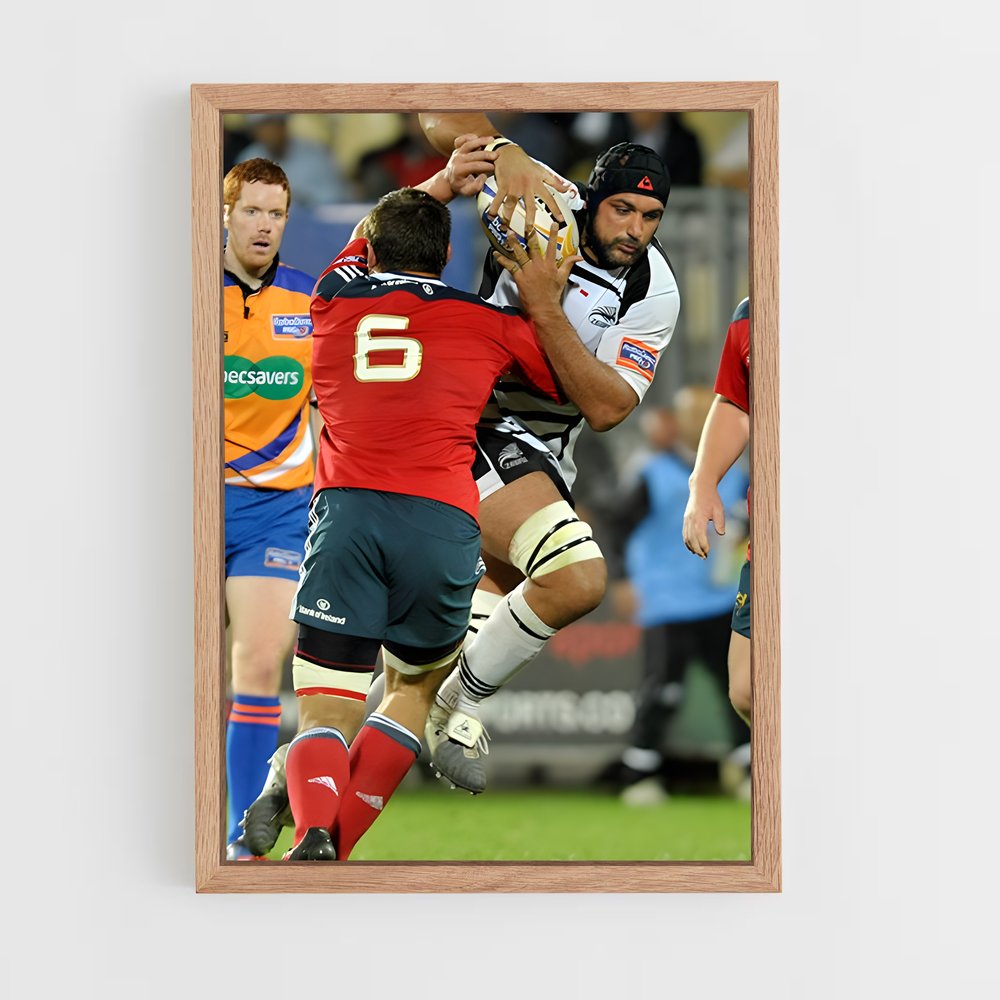 Poster Tackled Pride – affiche Rugby (vue 4)