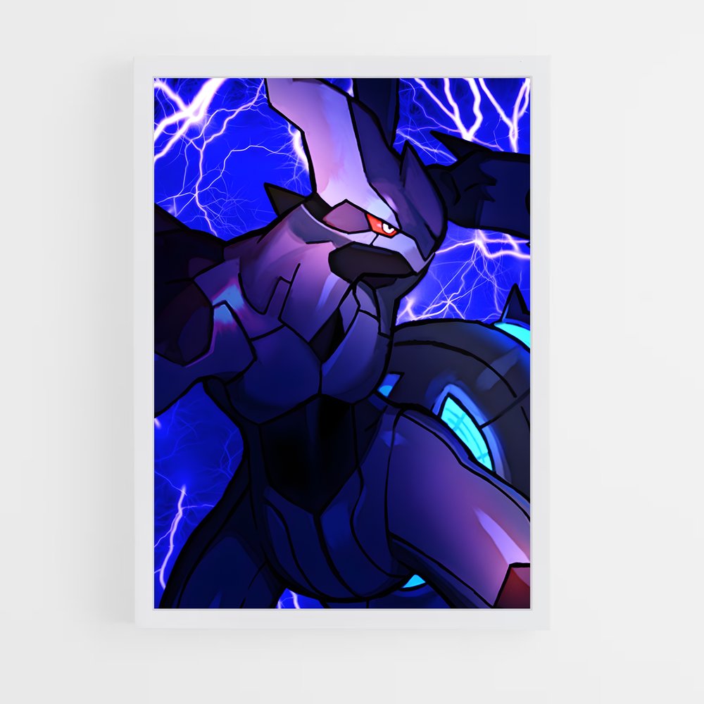 Poster Zekrom Électrique – affiche Pokemon (vue 3)