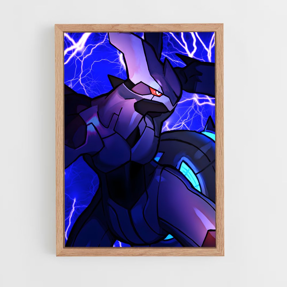 Poster Zekrom Électrique – affiche Pokemon (vue 4)
