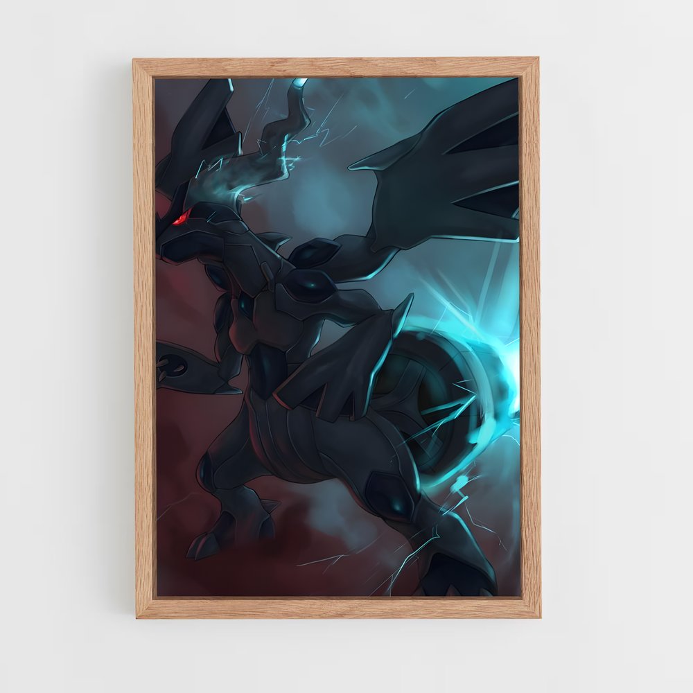 Poster Zekrom Pokémon – affiche Pokemon (vue 4)