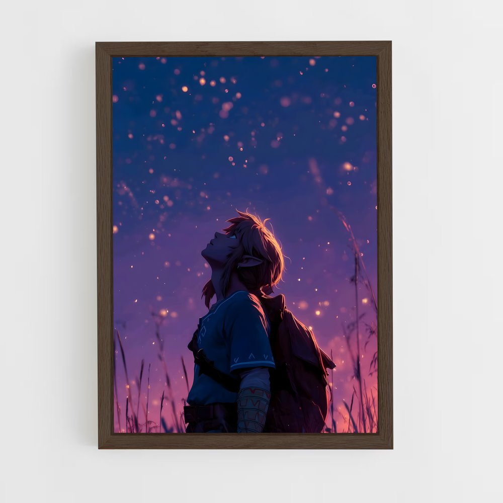 Poster Rêverie d'Hyrule – affiche Zelda (vue 5)