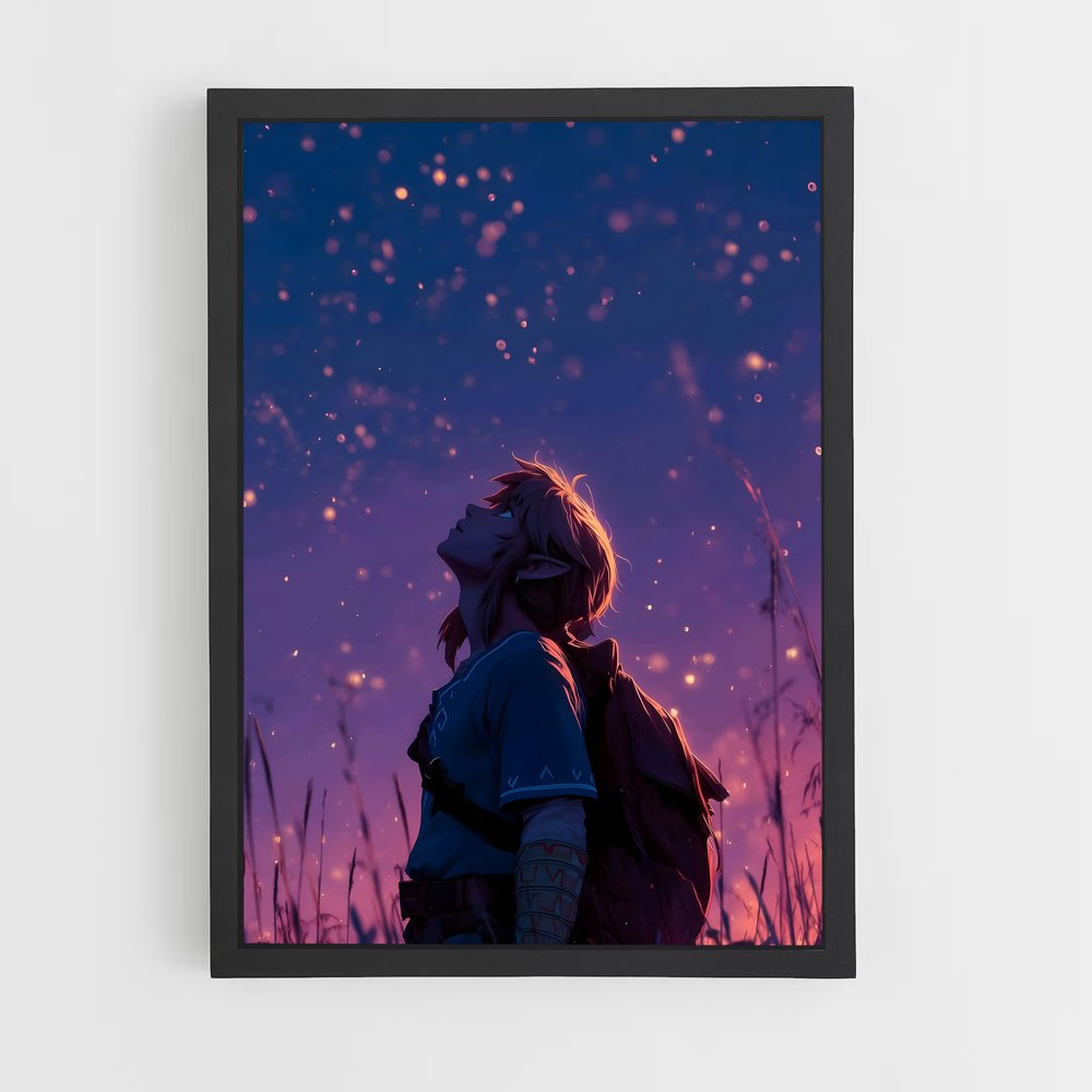 Poster Rêverie d'Hyrule – affiche Zelda (vue 2)