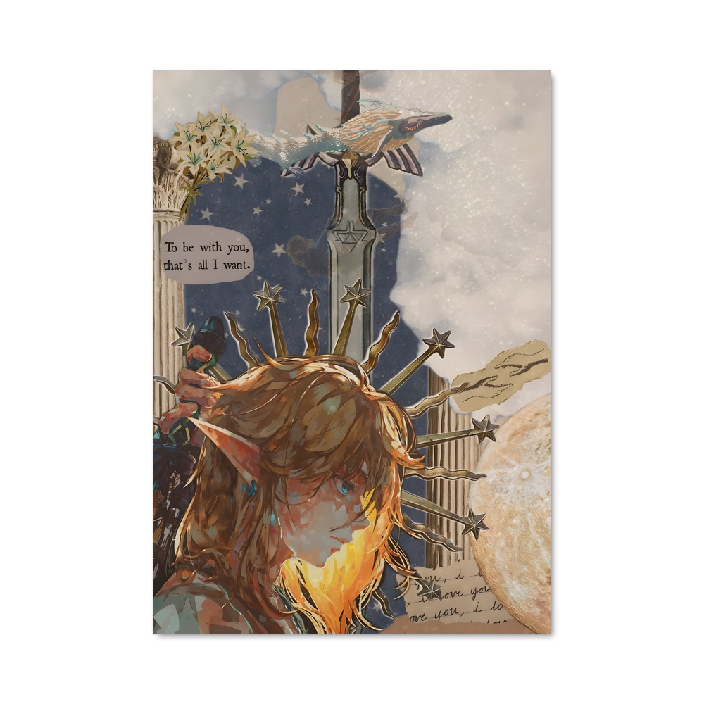 Poster Héroïne d'Hyrule – affiche Zelda