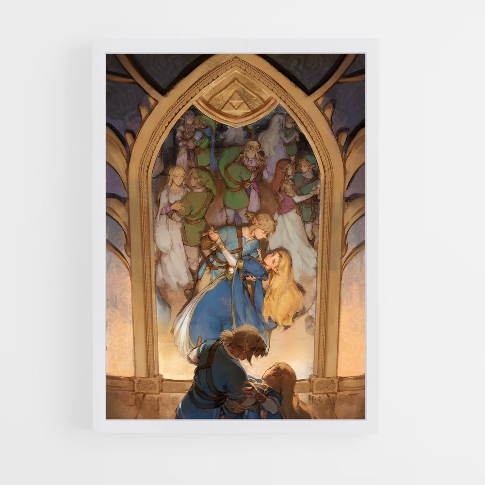 Poster La Légende Endormie – affiche Zelda (vue 3)