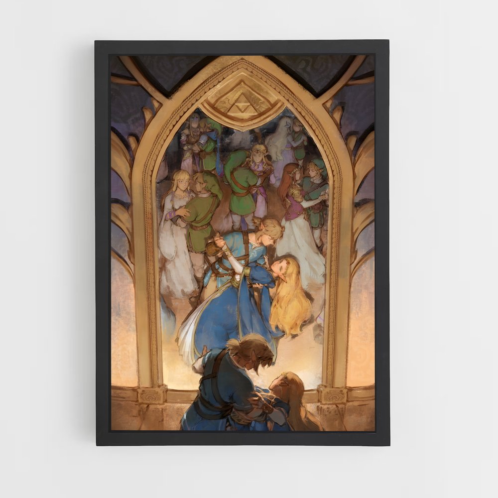 Poster La Légende Endormie – affiche Zelda (vue 2)