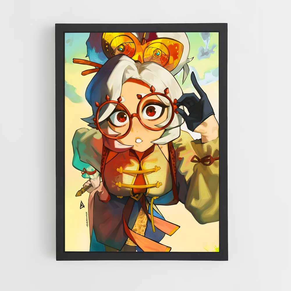 Poster La Sage aux Lunettes – affiche Zelda (vue 2)