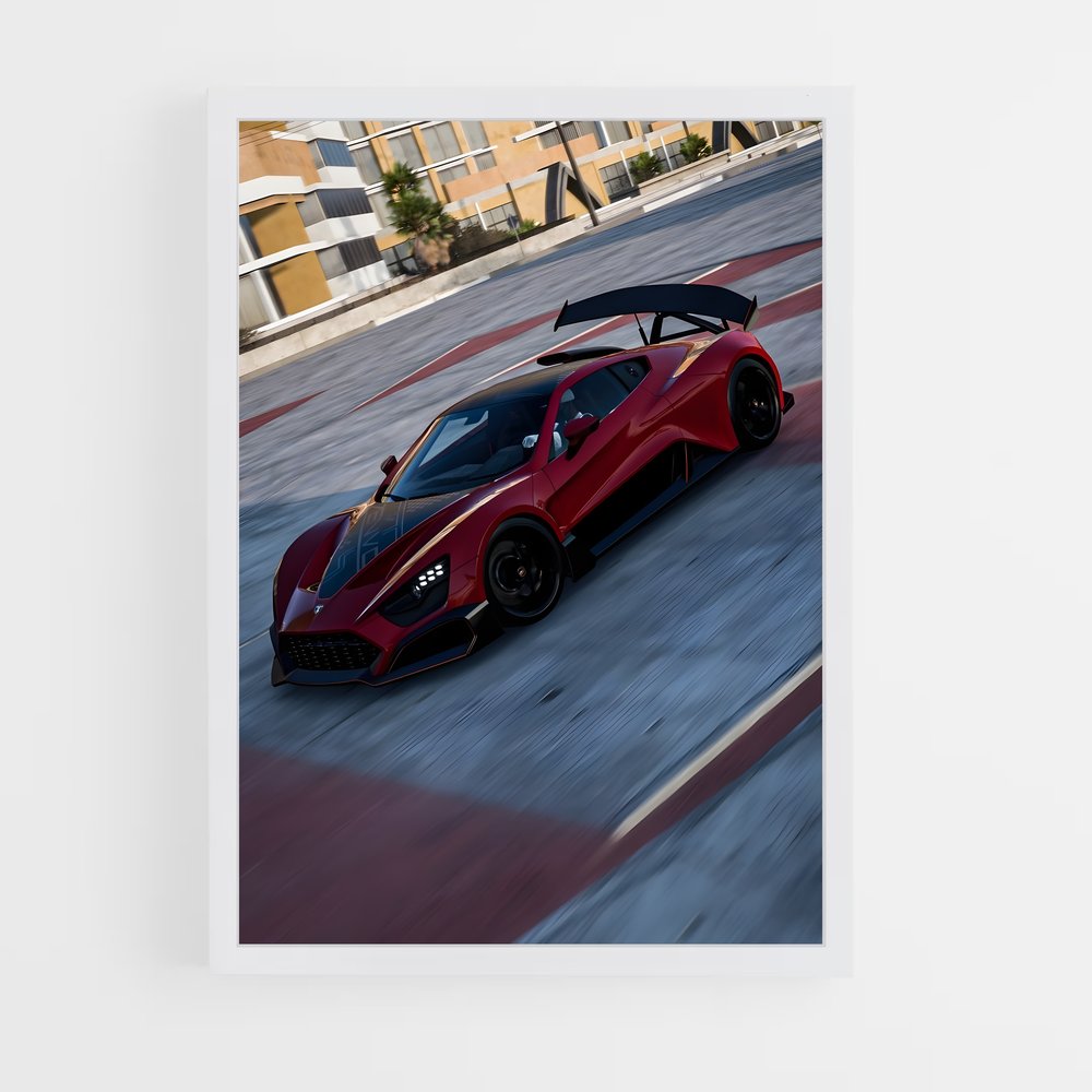 Poster Lamborghini Fantasia – affiche Zenvo (vue 3)
