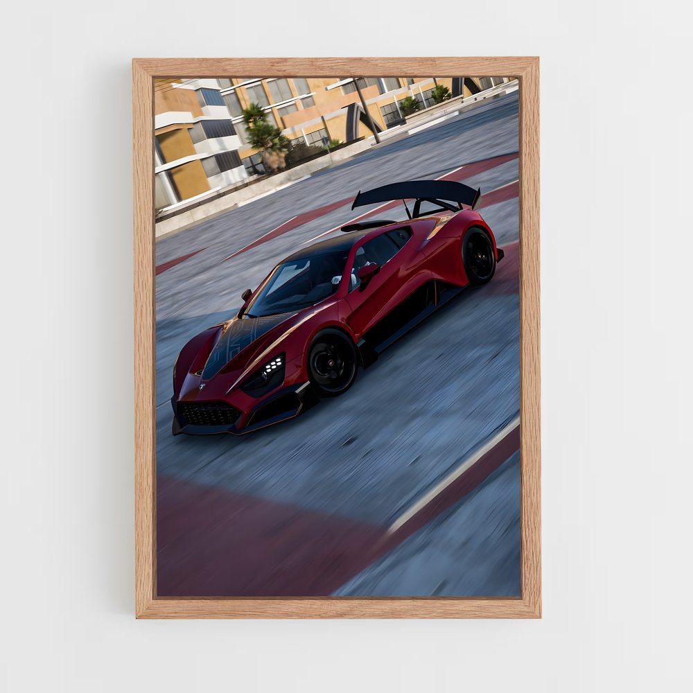 Poster Lamborghini Fantasia – affiche Zenvo (vue 4)