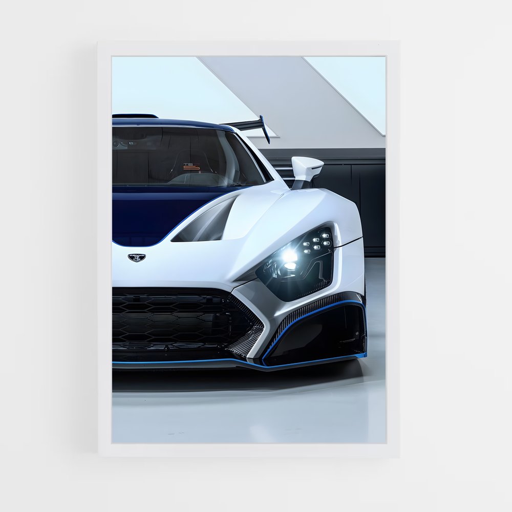 Poster GTR Vision – affiche Zenvo (vue 3)