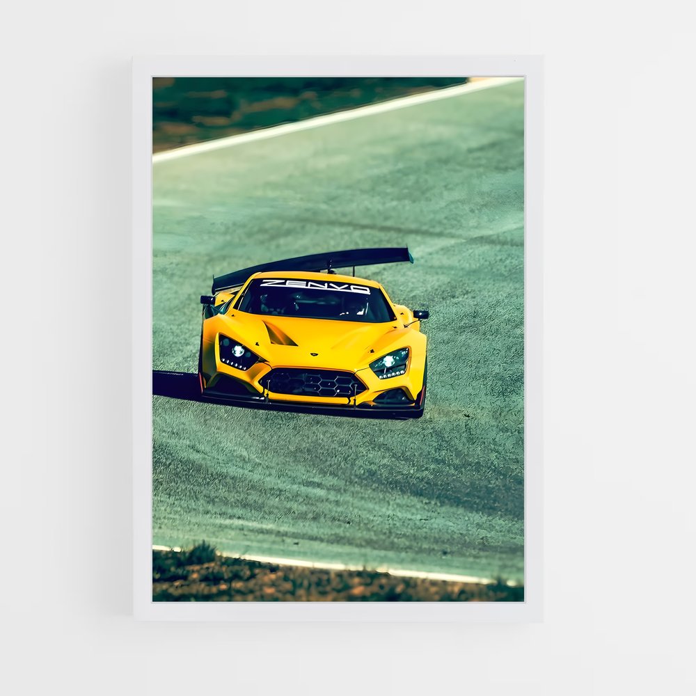 Poster Route Éclatante – affiche Zenvo (vue 3)