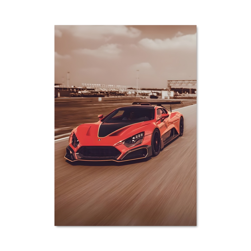 Poster éblouissant de Zenvo