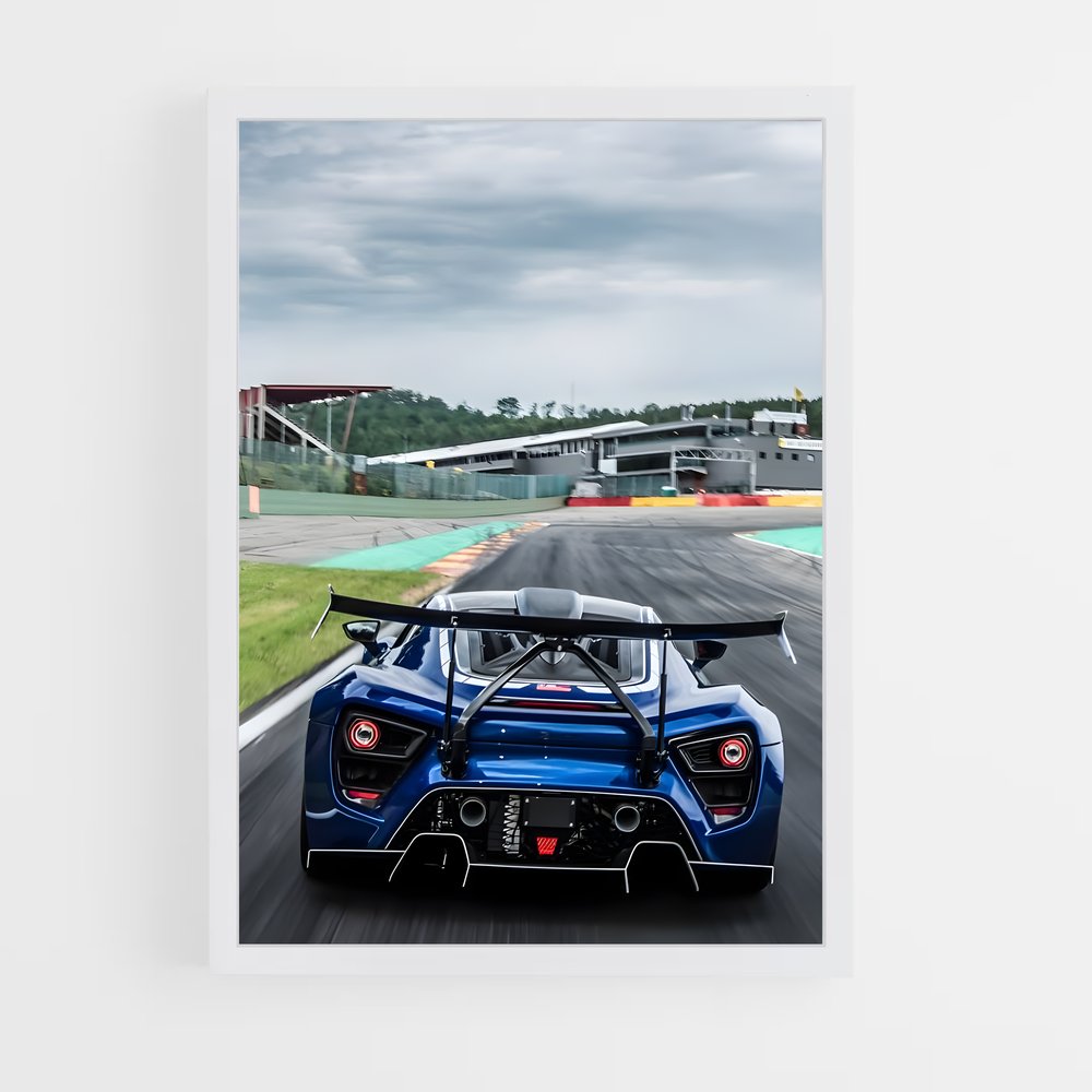 Poster Supercar Païenne – affiche Zenvo (vue 3)