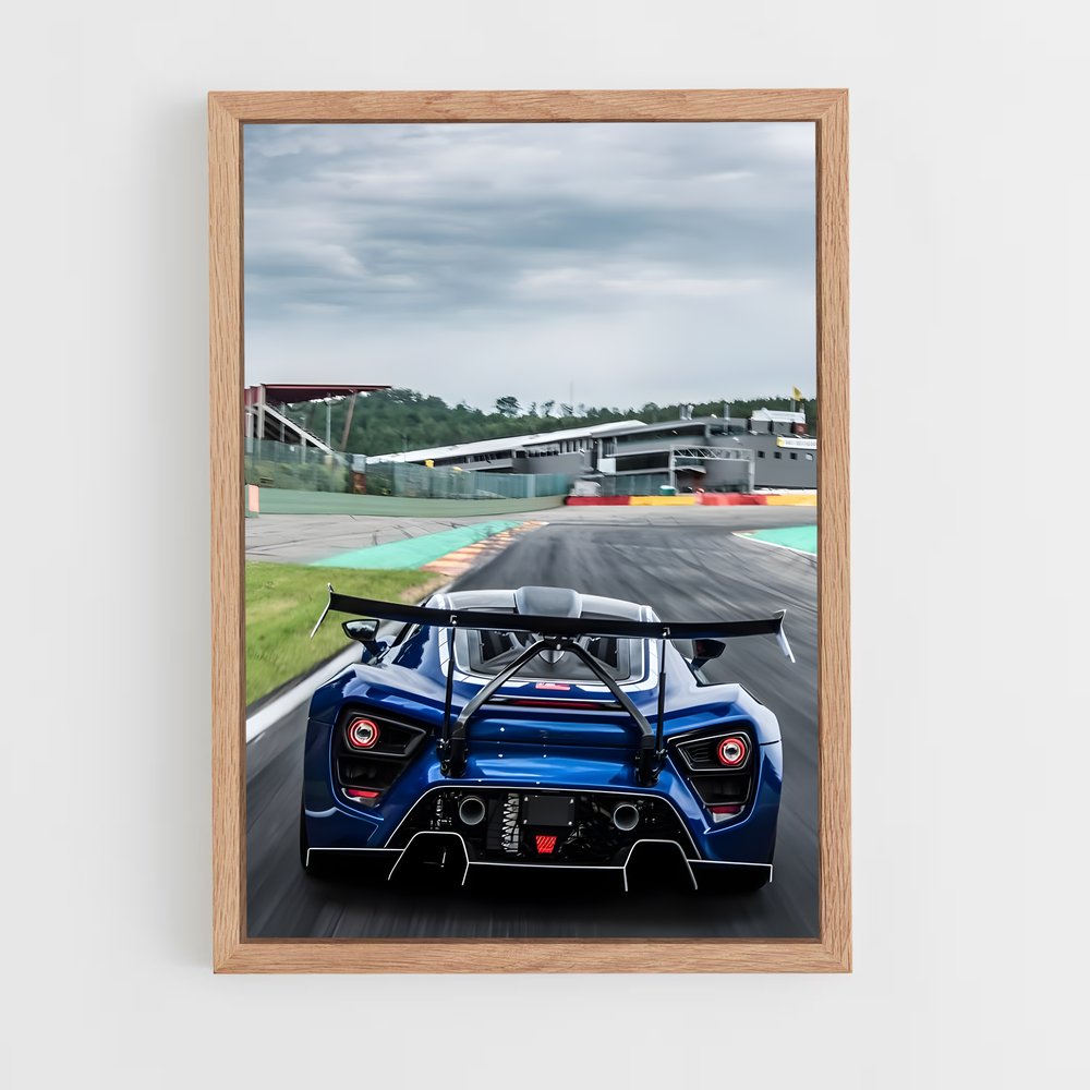 Poster Supercar Païenne – affiche Zenvo (vue 4)