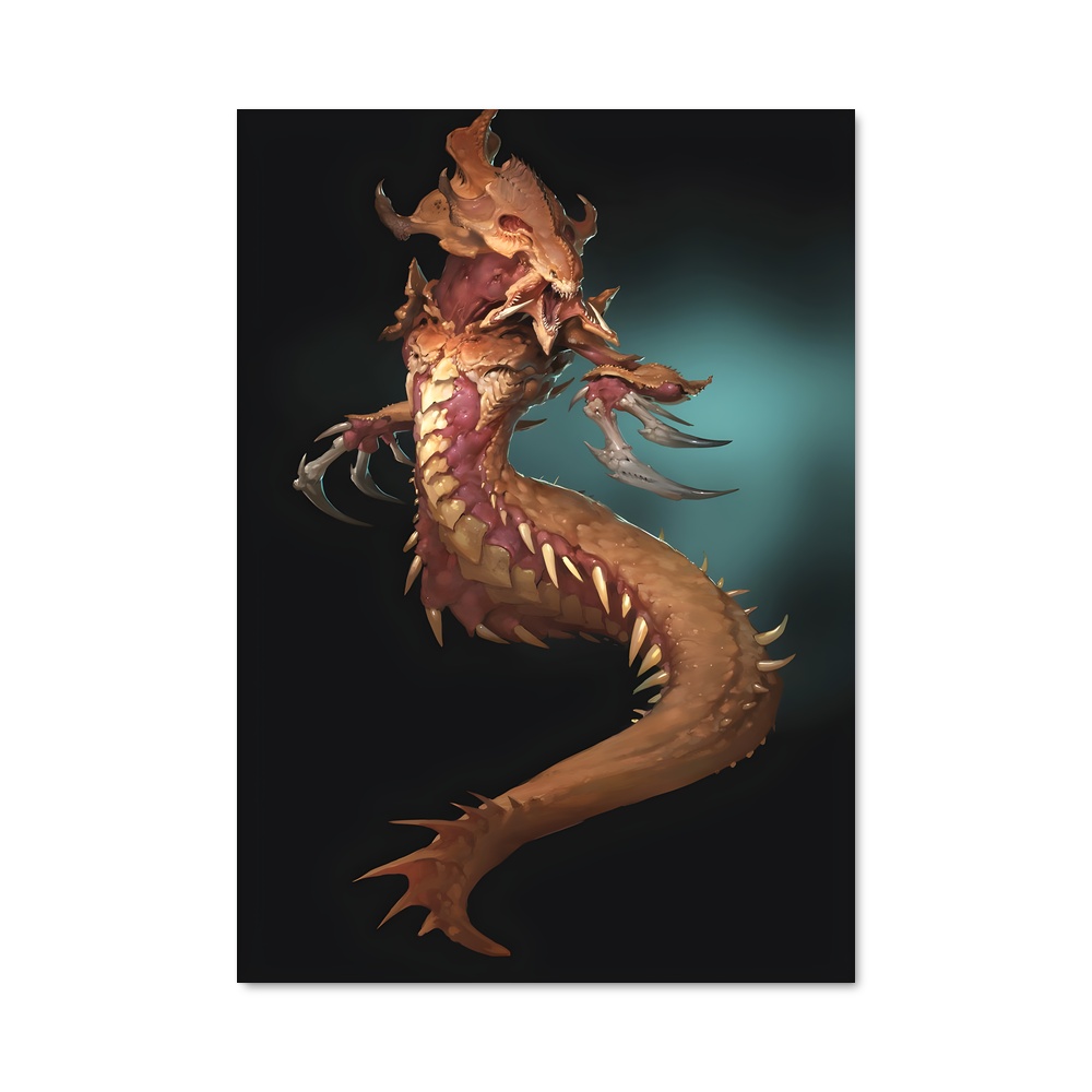 Poster Dragon Majestueux