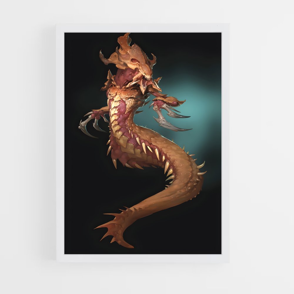 Poster Dragon Majestueux – affiche Starcraft (vue 3)
