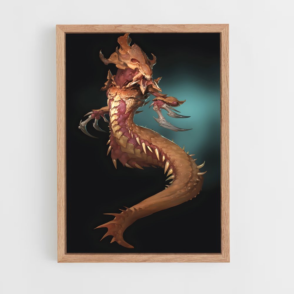 Poster Dragon Majestueux – affiche Starcraft (vue 4)
